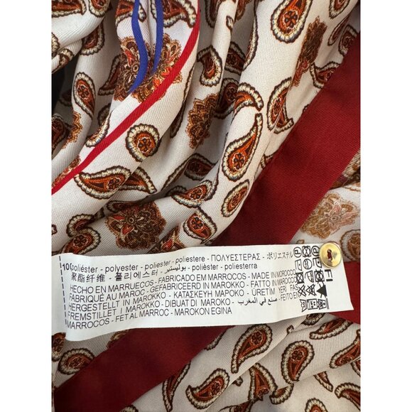 Zara XS Paisley Print Button-Up Blouse - Picture 6 of 12